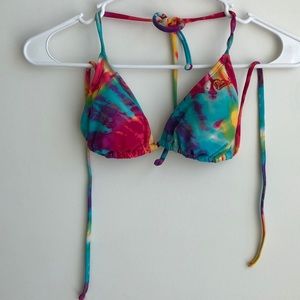 Roxy Tie Dye Bikini Top